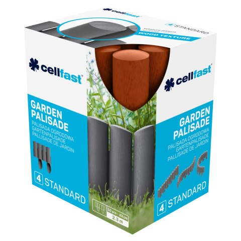 Palisada ogrodowa Cellfast Standard 4 ceglasta