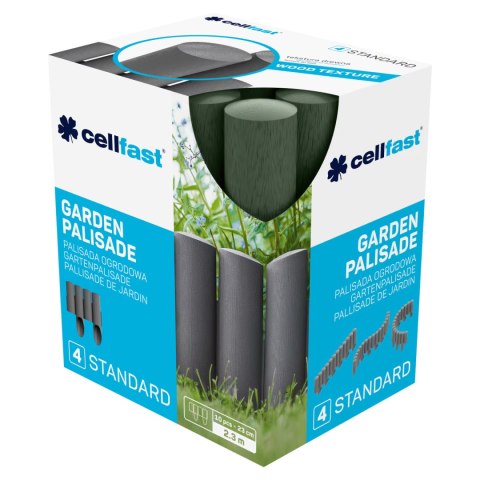 Palisada ogrodowa Cellfast Standard 4 zielona