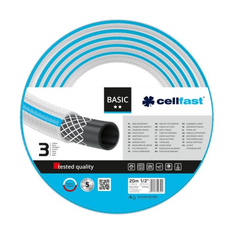 Wąż ogrodowy Cellfast Basic 1/2" 20m