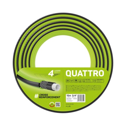 Wąż ogrodowy Cellfast Quattro 3/4" 15m
