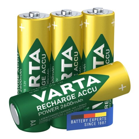4x Akumulator R-06 R06 AA 1,2V 2600mAh Ready2use Varta