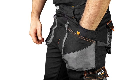 Spodnie robocze HD Slim, pasek, rozmiar XXXL