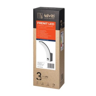 FRENIT LED 20W, oprawa ogrodowa, 2000lm, IP65, 4000K, funkcja przyciemnienia, szara