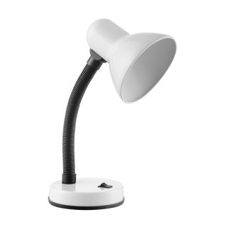 FUPI, lampa biurkowa, 10W, E27, stal + tworzywo, biała