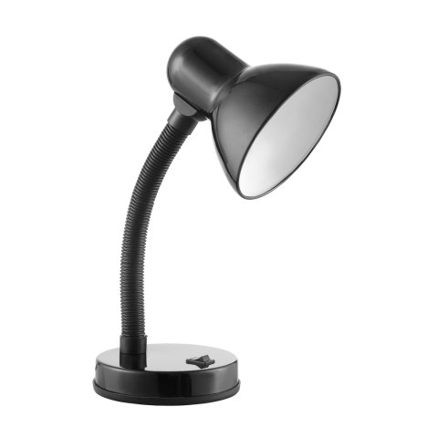 FUPI, lampa biurkowa, 10W, E27, stal + tworzywo, czarna