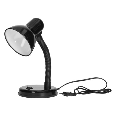 FUPI, lampa biurkowa, 10W, E27, stal + tworzywo, czarna