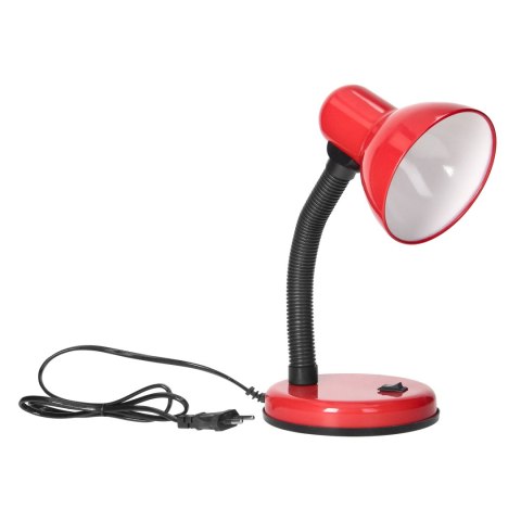 FUPI, lampa biurkowa, 10W, E27, stal + tworzywo, czerwona