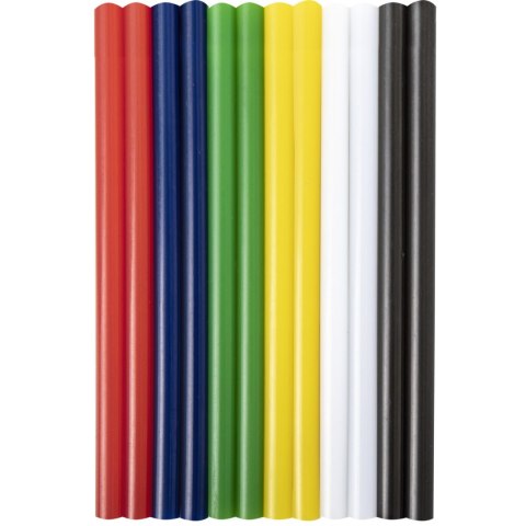 Klej w laskach kolor, 11mm, szt.12*200mm,karta,proline