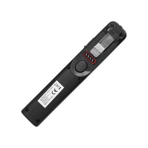 Latarka warsztatowa LED 3W 200lm + 50lm, 1200mAh, 3 tryby: 100%, 50%, dioda frontowa, magnes, klips