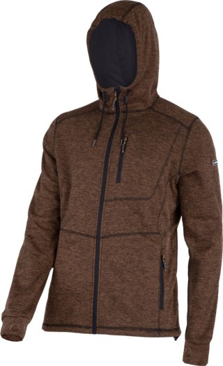 Bluza z kapturem i suwakiem brązowa, "3xl",ce,lahti