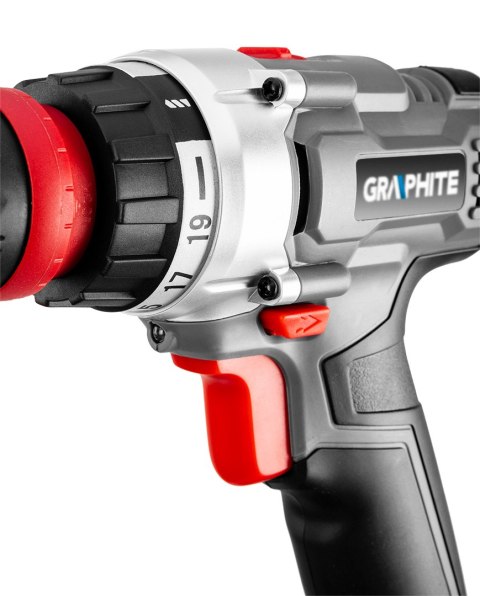 Wiertarko-wkrętarka akumulatorowa Energy+ 18V, zdejmowany uchwyt 10 mm, plus adapter kątowy i adapte