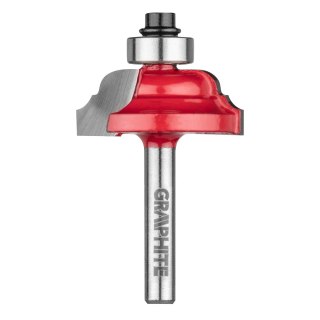 Frez kształtowy z łożyskiem, ozdobny, HM, 31.7 x 12.7 mm, trzpień 6 mm