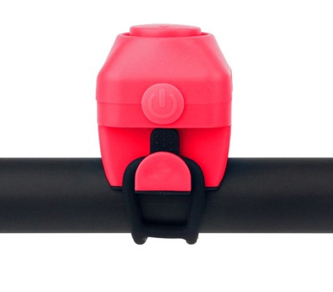 AG496C Dzwonek rowerowy elektryczny red