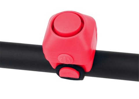 AG496C Dzwonek rowerowy elektryczny red