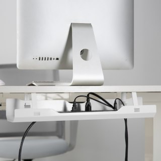Organizer podbiurkowy Ergo Office, biały, ER-431 W