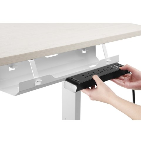Organizer podbiurkowy Ergo Office, biały, ER-431 W