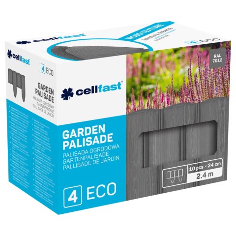 Palisada ogrodowa Cellfast Eco grafitowa
