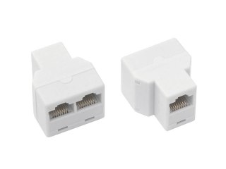 4823# Rozgłęźnik telefoniczny gniazdo-2 gniazda mod 8p8c