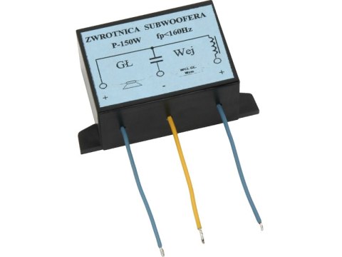 3838# Zwrotnica głośnikowa subwoofera 150w 4-8ohm w obud