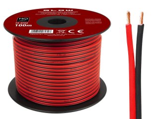 73-375# Przewód głośnikowy 2x1,50mm czarno-czerwony 100 m