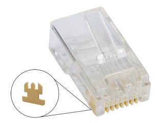 9332# Wtyk telefoniczny 8p8c (rj45) drut 100szt.
