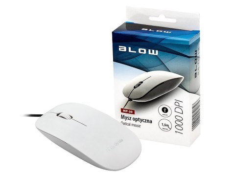 84-031# Mysz optyczna blow mp-30 usb biała"