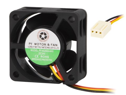 85-415# Wentylator 40x20mm 24v kulkowy 3-przewodowy