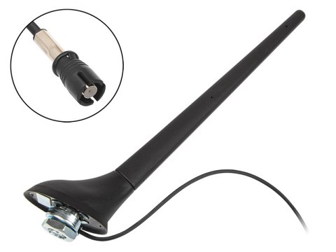 22-705# Antena fm vw phantom raku ii samochodowa maszt 20 cm