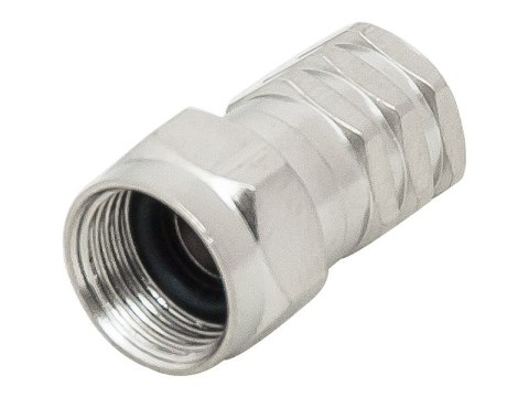 2371# Wtyk sat "f" rg6 zaciskane z uszczelką cu f-m06
