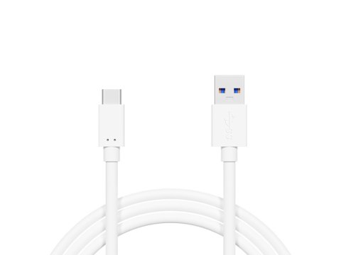 66-122# Przyłącze usb 3.0 a - usb-c 1m białe blister
