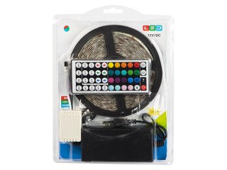70-784# Zestaw taśm led rgb 5050 5m/300 sterownik+zasilacz taśma wodoodporna``