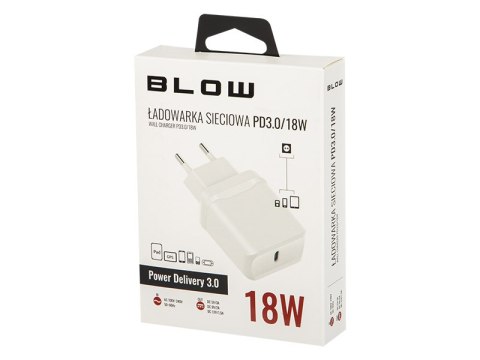 76-004# Ładowarka sieciowa gniazdousb-c pd3.0 18w`