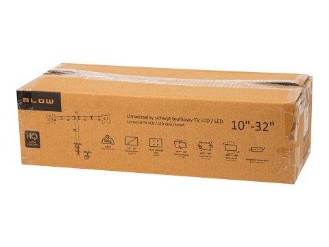 76-871# Uchwyt tv lcd hq 13"-32" do biurka podwójny"