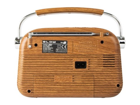 77-532# Radio przenośne analogowe fm bt blow ra3 retro
