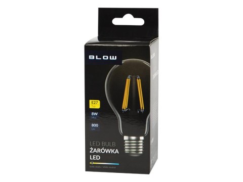 87-409# Żarówka led e27 8w a60 230v filament