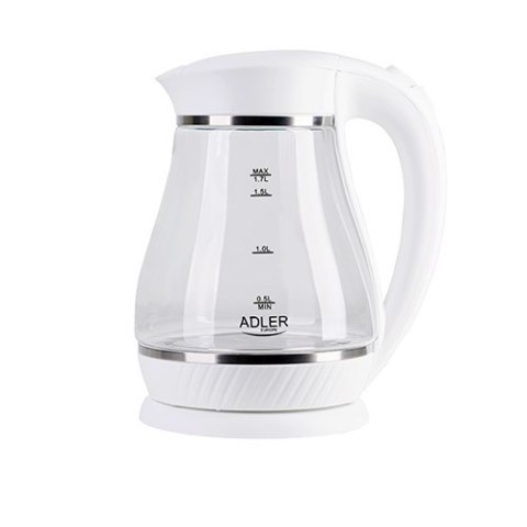 AD 1274 white Czajnik szklany 1,7l