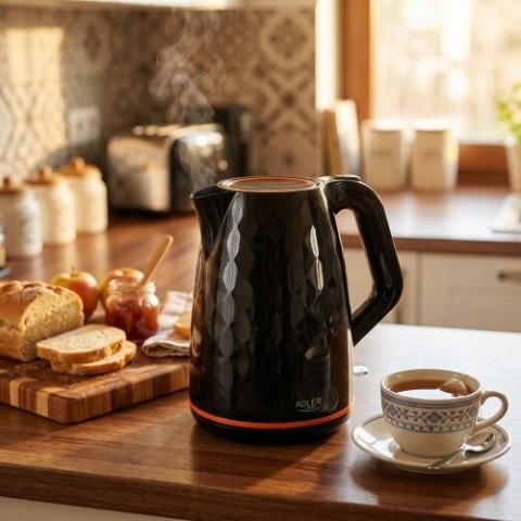 AD 1277 black Czajnik plastikowy 1,7 l