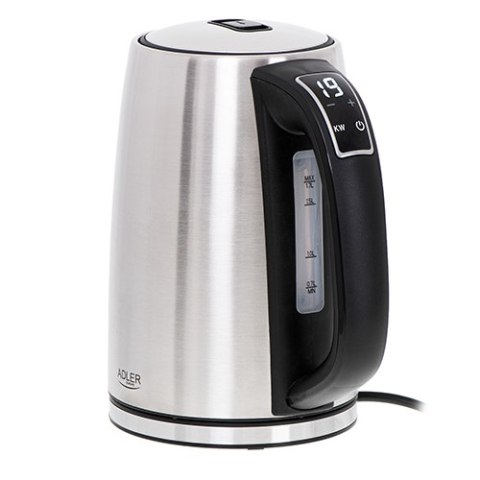 AD 1340 Czajnik metalowy 1,7l z lcd & regulacją temperatury