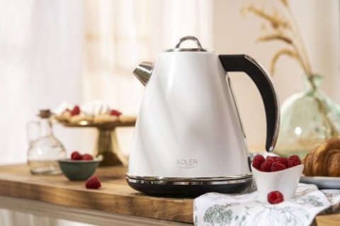 AD 1343 white Czajnik metalowy 1,5 l strix