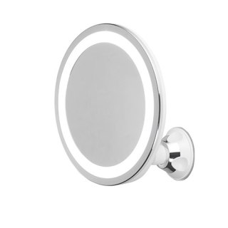AD 2168 Lusterko led łazienkowe, 5x powiększenie, 24 diody led, regulacja natężenia światła
