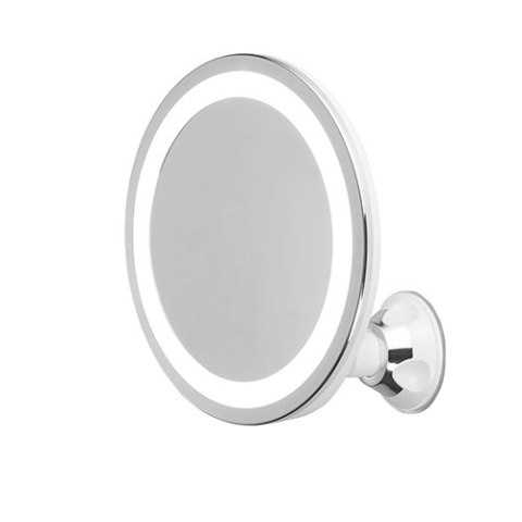 AD 2168 Lusterko led łazienkowe, 5x powiększenie, 24 diody led, regulacja natężenia światła