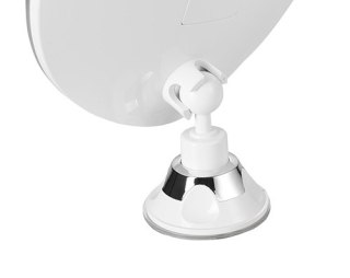 AD 2168 Lusterko led łazienkowe, 5x powiększenie, 24 diody led, regulacja natężenia światła