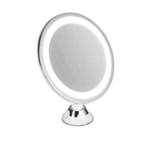 AD 2168 Lusterko led łazienkowe, 5x powiększenie, 24 diody led, regulacja natężenia światła