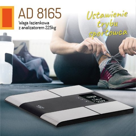 AD 8165 Waga łazienkowa z analizatorem - 225kg