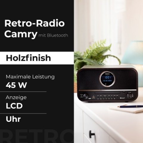 CR 1182 Retro radio z bluetooth