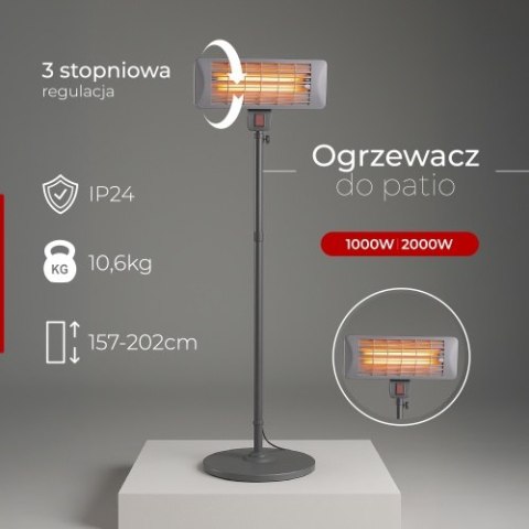 CR 7737 Ogrzewacz do patio - stojący