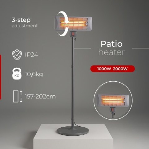 CR 7737 Ogrzewacz do patio - stojący