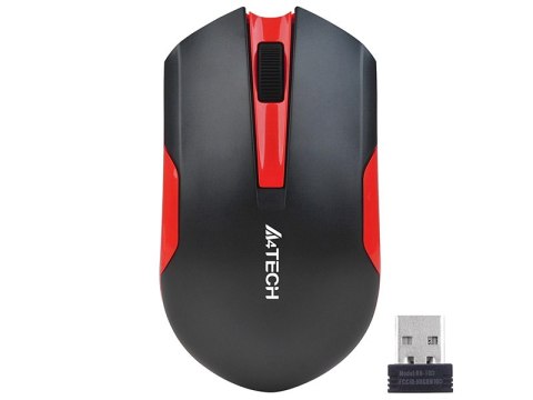 Mysz A4TECH V-TRACK G3-200N-1 Black+Red WRLS