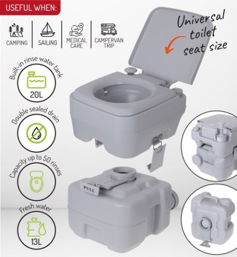 CR 1035 Toaleta turystyczna 20 l
