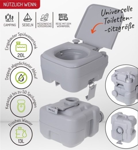 CR 1035 Toaleta turystyczna 20 l